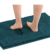H.VERSAILTEX Bath Mat Bath Rug for Bathroom Luxury Chenille Bathroom Rug Mat Extra Soft and Absor...