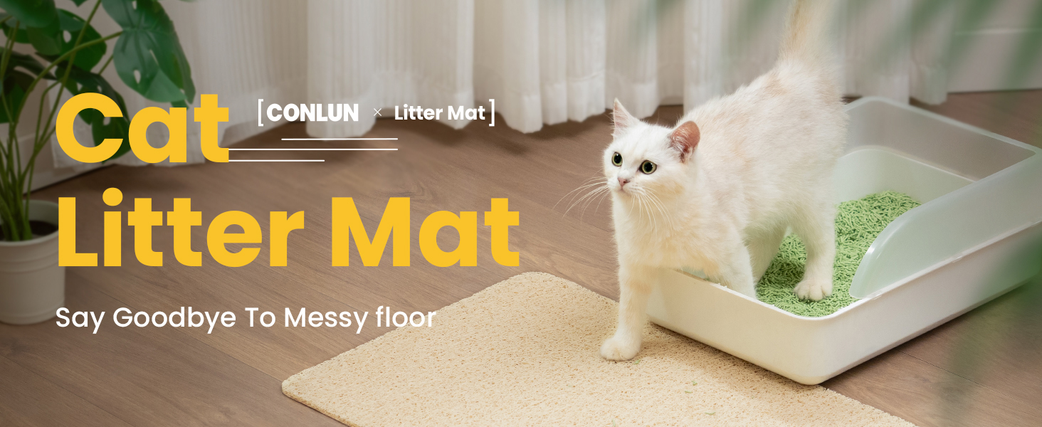 cat litter mat