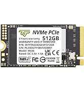 Timetec 512GB M.2 2242 SSD NVMe PCIe Gen3x4 3D NAND TLC Read/Write Speed Up to 2,100/1,600 MB/s C...