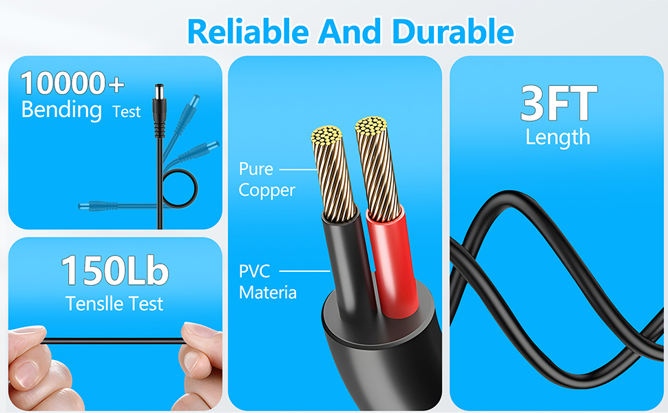 USB to DC Power Cable 
