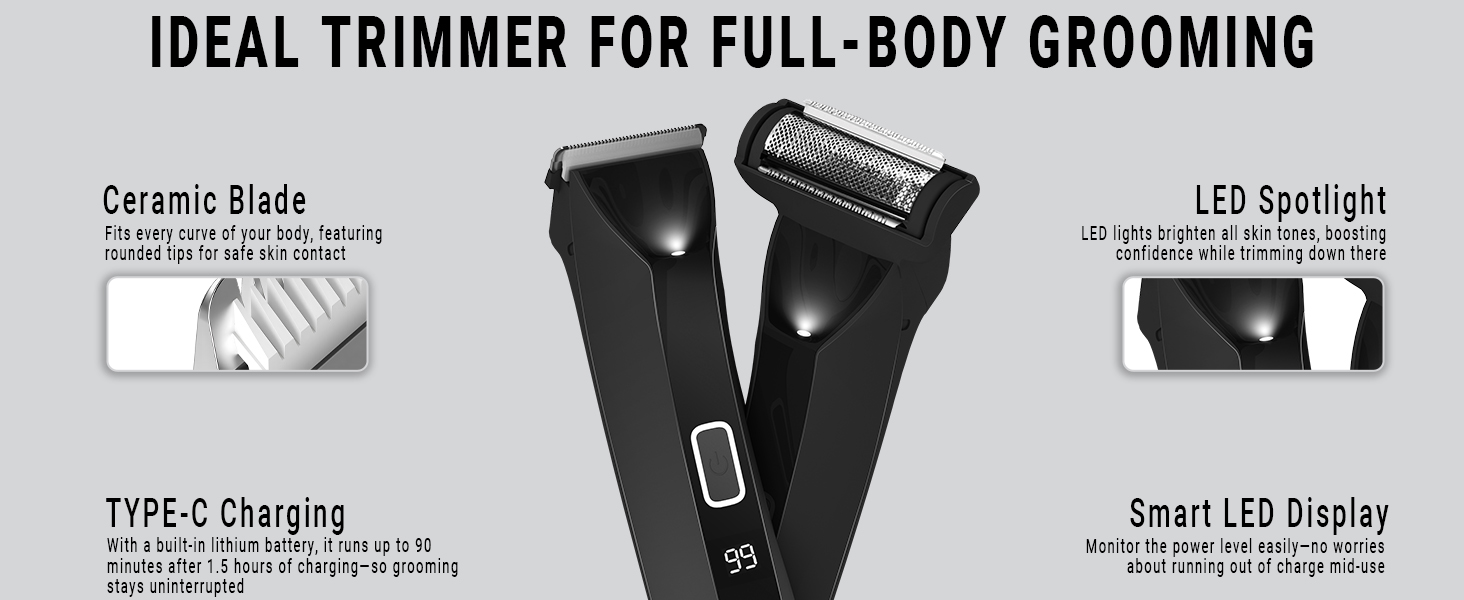 body hair trimmer for men