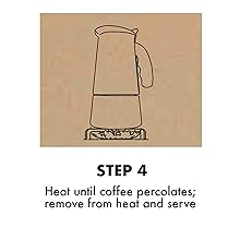 step 4 stainless steel espresso maker