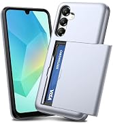 TOPAUX for Samsung A16 5G Wallet Case Galaxy A17 5G Wallet Case 2 Credit Card Holder Slide Cover ...