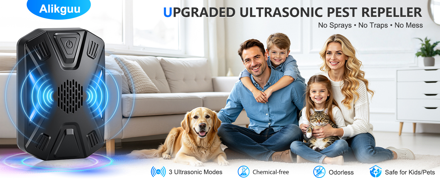 ultrasonic pest repeller indoor