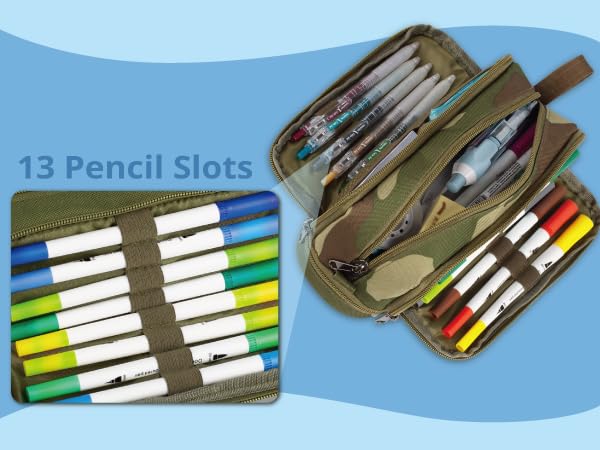 Large Capacity Pencil Case for Boys,Tool Bag for Middle School College Office Organizer for Kids