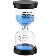 Sand Timer, Hourglass Sand Timers Colorful Minutes Sandglass Timer with Protective Cover for Clas...
