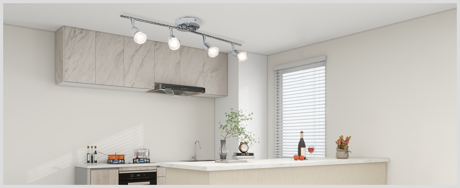 track lights kitchen ceiling