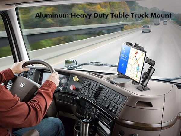 tablet mount truck