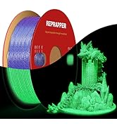 RepRapper Purple Glitter Glow Dark PLA Filament, Chameleon Shiny Color Change 1KG PLA Filament 1....