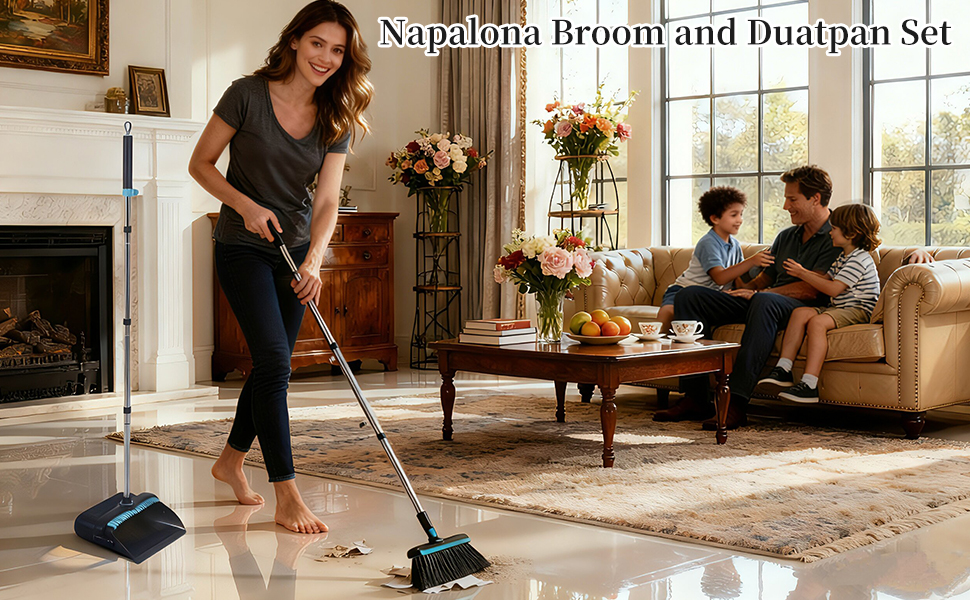 broom and dustpan set