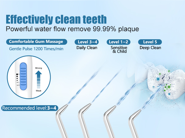 5 Modes and Effectively Cleaning