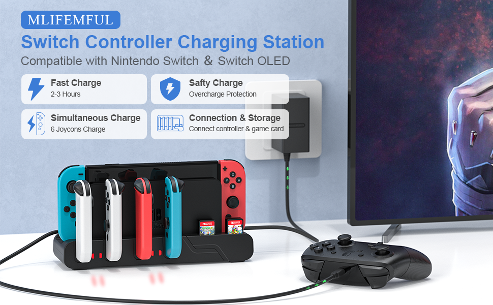 nintendo switch charging dock