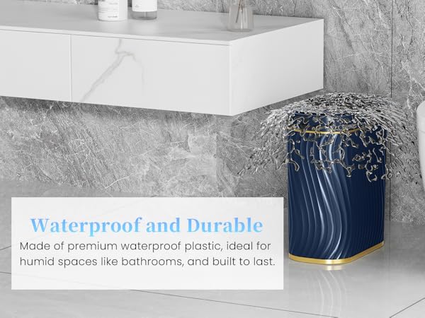 Bathroom Small Trash Can with Lid