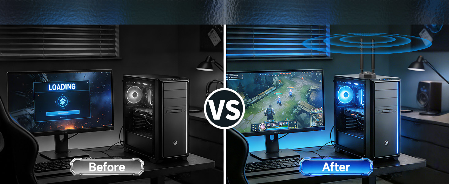 wifi 7 antenna for pc gaming motherboard