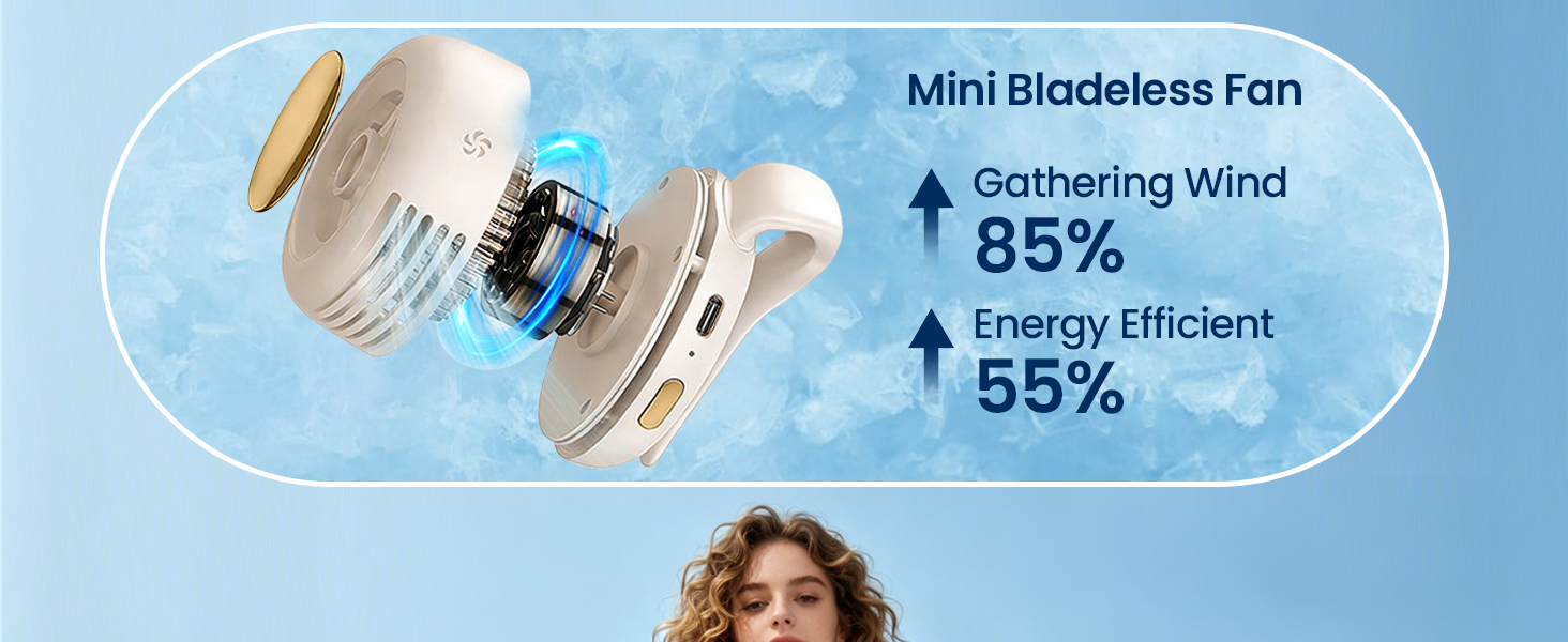 portable clip on whirlwind fan