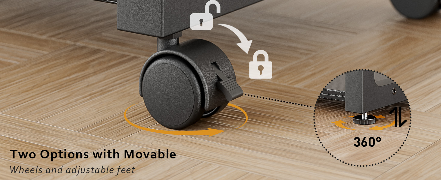 cpu stand with wheels