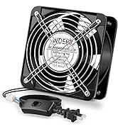 Wderair Metal Axial 110V 120V AC 150mm x 50mm Big Airflow Fan for DIY Greenhouse ?Rv Fridge?Small...