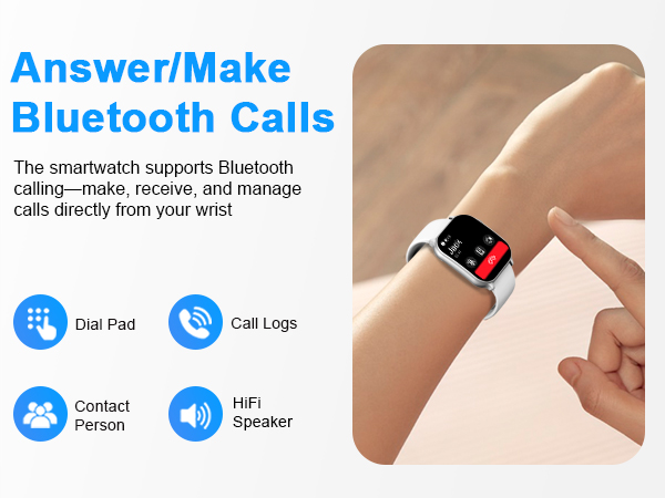 Fitness Tracker with Answer/Make Calls