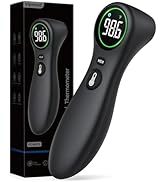 No-Touch Thermometer for Adults and Kids, 1-Second Fast Reading, Color-Coded Fever Alarm, Silent ...