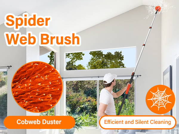 26FT High Reach Duster Cleaning Kit with Extension Pole