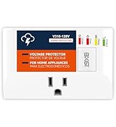 BXST Surge Protector Compact for Refrigerator &amp; Home Appliances, Portable Mini Single Outlet Plug...