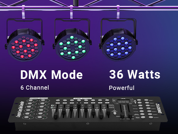 dmx uplights for wedding