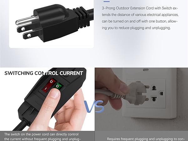 extension cord with switch