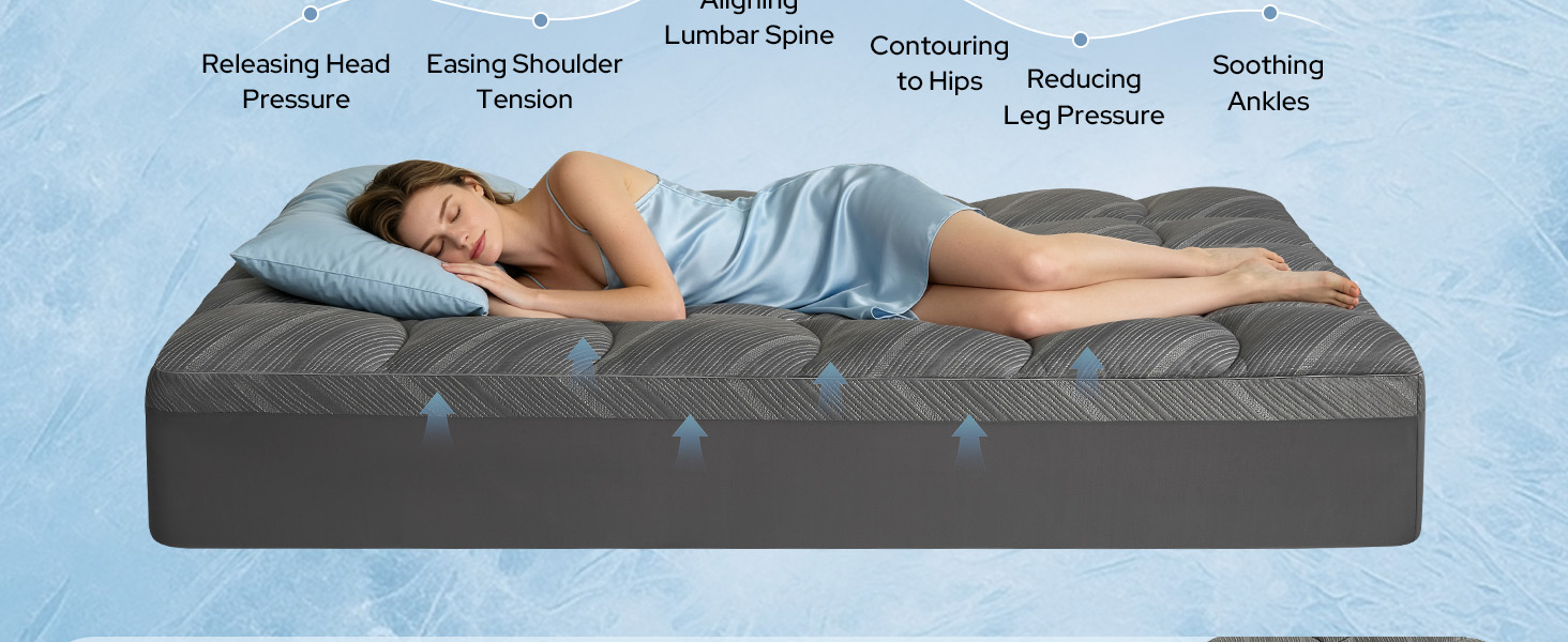 Bedlore Cooling Mattress Topper