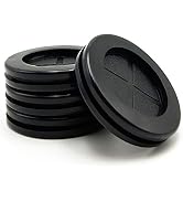 EASYEAH 2 inch Rubber Grommets for Wiring, 1-5/8" ID, 2" Drill Hole Rubber Plugs for Round Holes,...