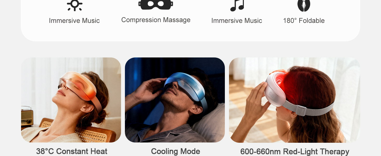 Eye Massager with Heat and Cooling