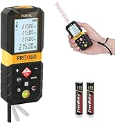 PREXISO Laser Measure, 215Ft Laser Measurement Tool with Entension for Diagonal Measuring Ft/Ft+i...