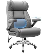 Office Chair, 5D Flip Arm Ergonomic Desk Chair with Adjustable Lumbar Support for Back Pain, Extr...