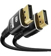 16K DisplayPort Cable 2.1 3.3FT, DP 2.1 Cable [16K@60Hz,8K@120Hz,4K@240Hz] Support 80Gbps, HDR10,...