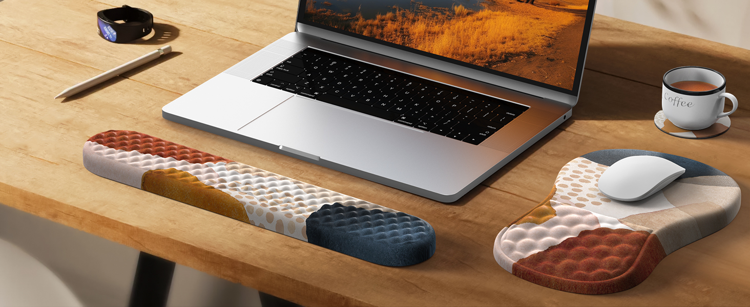wrist pad for mouse pad with wrist rest computer accessories keyboard and mouse pad wrist support
