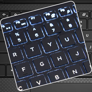 backlighting keys on xps 9550 keyboard