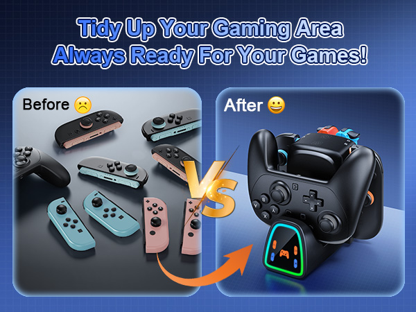 switch 2 joy con charging dock