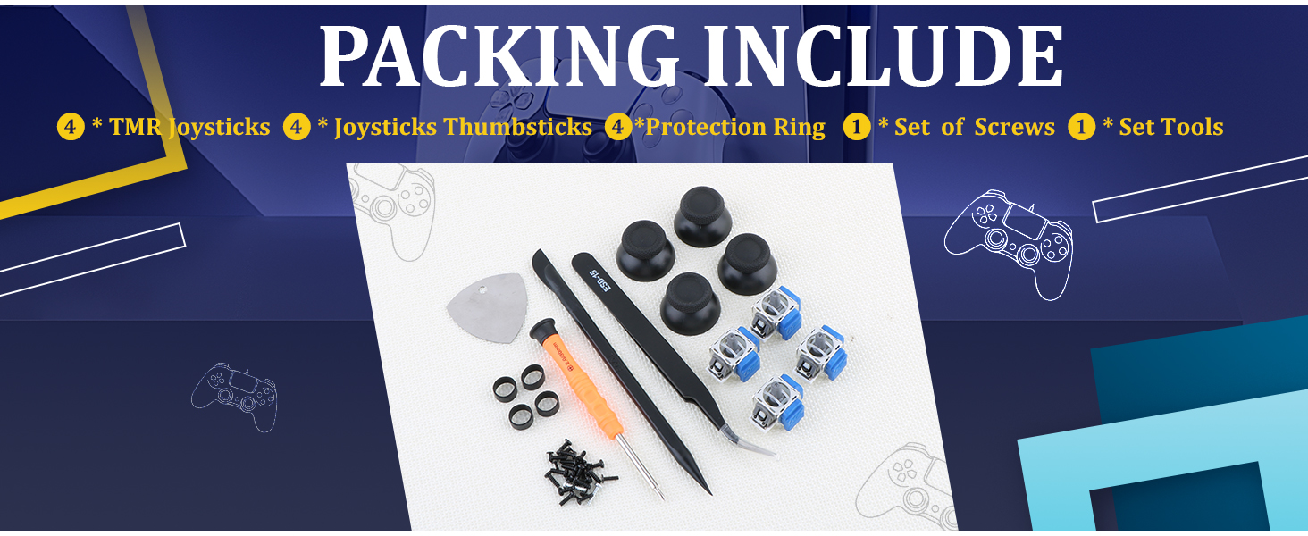 TMR Electromagnetic Joysticks for PS5
