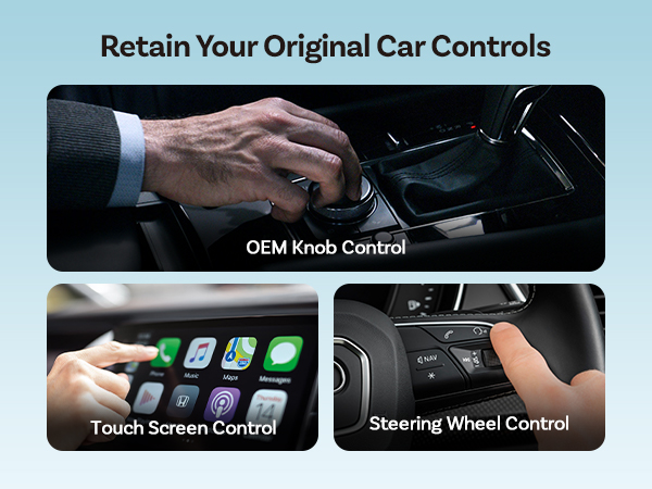 2026 Upgrade Ottocast Mini Cube, 2-in-1 Wireless CarPlay &amp; Android Auto Adapter