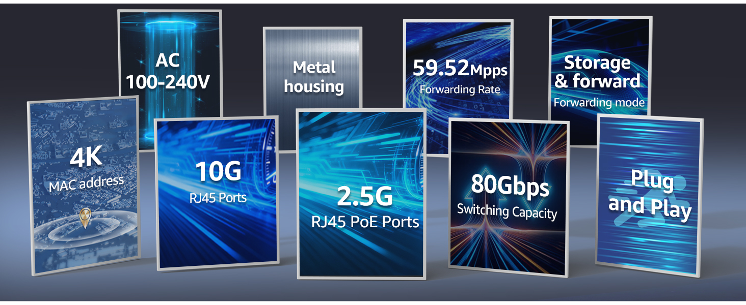8-Port 2.5G PoE+ Switch