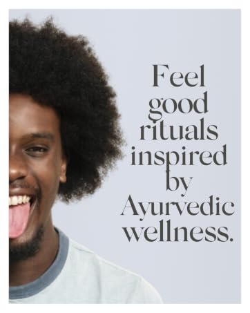 Smiling man, sticking out his clean tongue after scraping it with Arista’s copper tongue cleaner