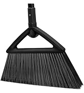 Szjyhqy Heavy Duty Broom, Brooms for Sweeeping Indoor, Angle Broom with Long Pole, Outdoor Broom ...