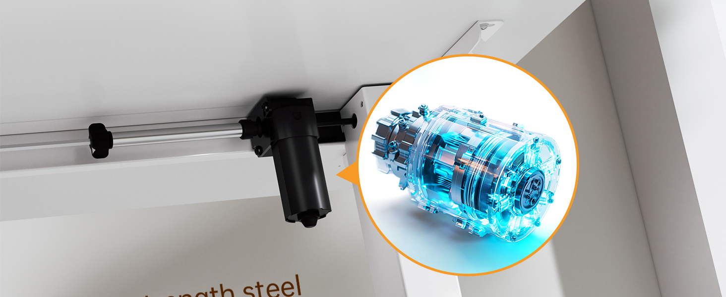 Veken office desk, high-efficiency motor