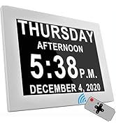  19 Alarms Dementia Clock 