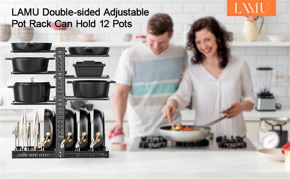 pots and pans organizer under cabinet