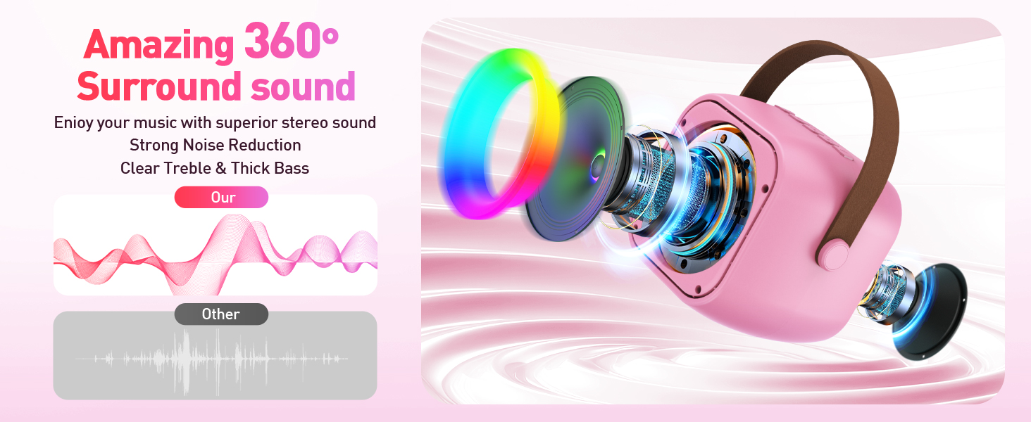 Clear and powerful sound quality