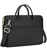 RAINYEAR 14 Inch Laptop Bag for Women, Protective Waterproof Large Capacity Computer Shoulder Bag...