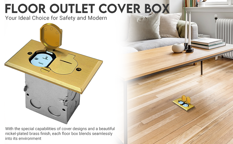 Safety and Modern? Floor Outlet Cover Box