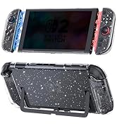 TIKOdirect Clear Dockable Case Compatible with Nintendo Switch 2(2025), Slim Protective PC Case f...