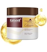 Karseell 3.38floz 100ml Collagen Hair Treatment Deep Repair Conditioning Argan Oil Collagen Hair ...