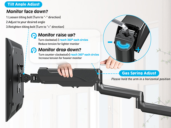 three monitor mounts